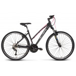 Krossový bicykel 28 Vellberg Explorer 3.2 D Alivio 19" Čierno-ružový